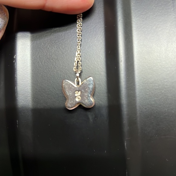 Swarovski necklace with Swarovski butterfly pendant - Picture 3 of 4